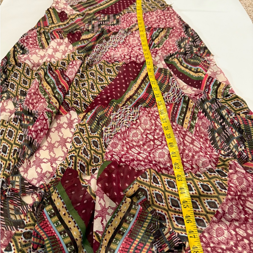 Jones Studio Sleeveless Pink Patchwork Boho Maxi Dress in size 8 - Picture 8 of 12